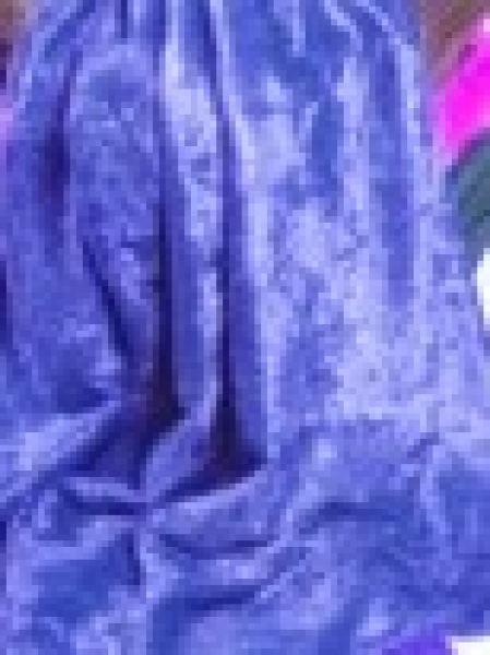 3 Pannesamt Rest 0.80 Meter blau